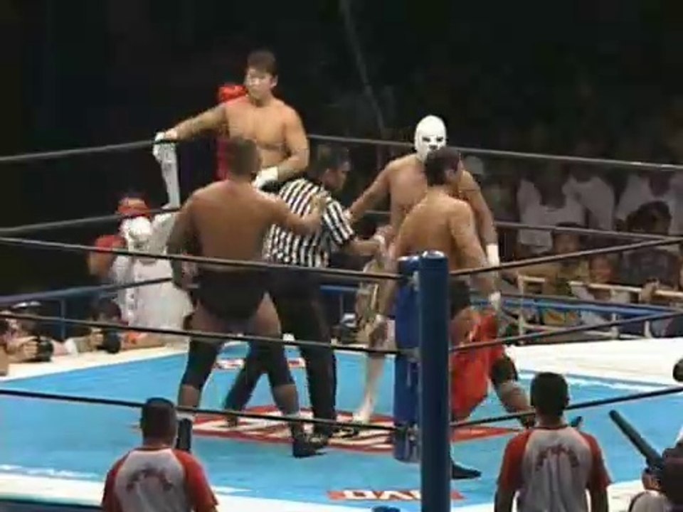 Dr. Wagner Jr. & Koji Kanemoto vs. Shinjiro Otani & Tatsuhito Takaiwa