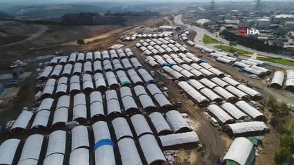 Sultangazi’deki dev kurban alanı havadan görüntülendi