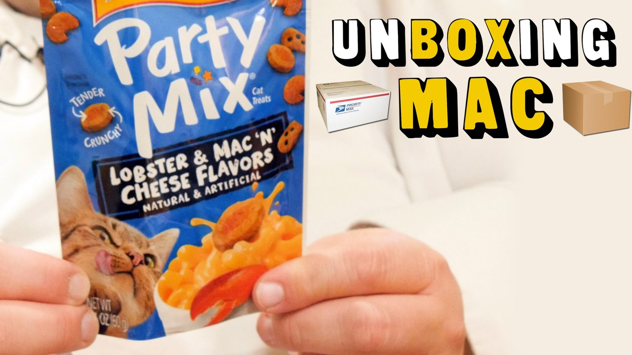 UnBoxing Mac 29: Lobster Mac & Cheese for Cats
