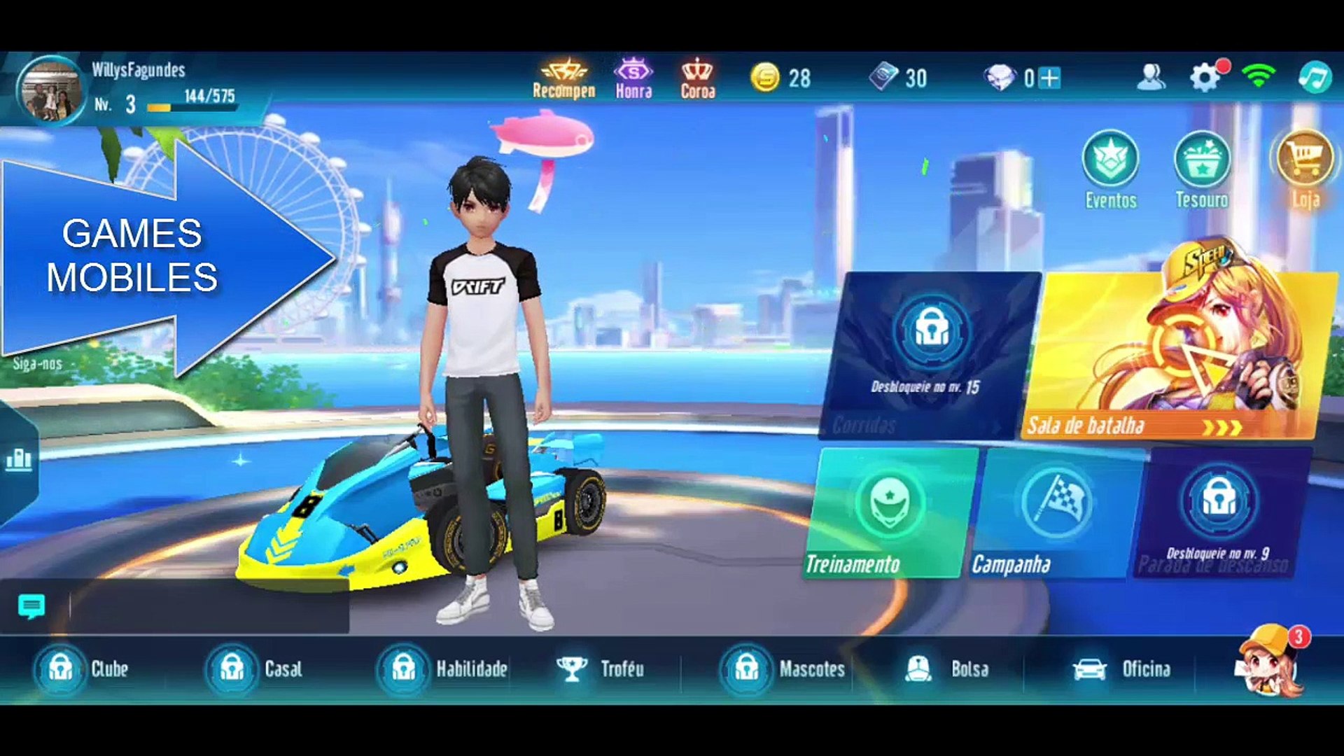 SPEED DRIFTERS (games mobiles) games muito bom desafiador e viciante