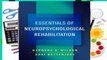 Full E-book  Essentials of Neuropsychological Rehabilitation  Review