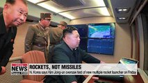N. Korea says leader Kim Jong-un oversaw test of new multiple rocket launcher on Friday