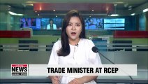 S. Korean trade minister raises issue of Japan's export curbs at RCEP meeting in Beijing