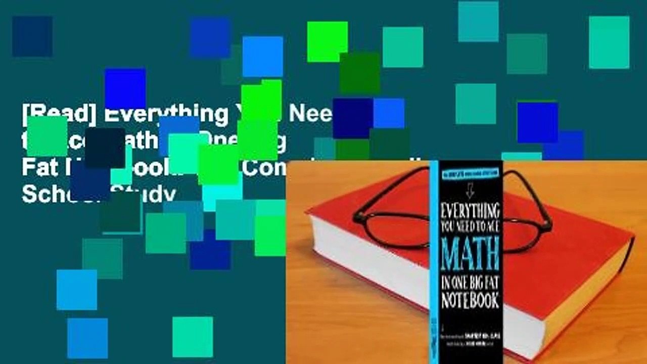 [Read] Everything You Need to Ace Math in One Big Fat Notebook: The Complete Middle School Study