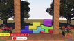 Soft Body Tetris Animation simulation on a midday v2.1
