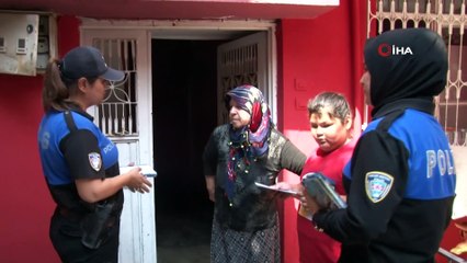 Polisten boğulmalara karşı broşürlü uyarı