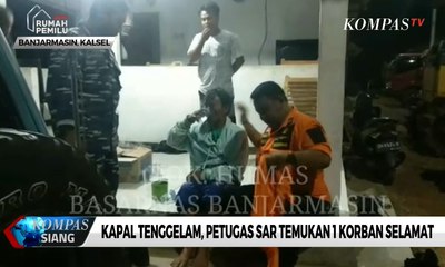 Kapal Tenggelam, Petugas SAR Temukan 1 Korban Selamat
