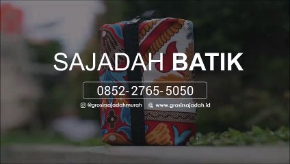 sajadah katun batik