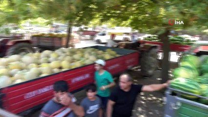 Binlerce ton karpuzu zararına satmak için bekliyorlar, ama alıcı bulamıyorlar