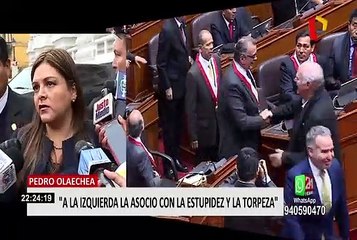 Pedro Olaechea generó controversia tras asociar a la izquierda con "torpeza"