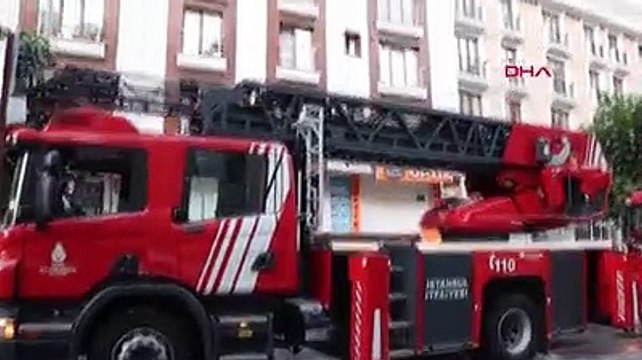 Şişli güne alevlerle uyandı, çatı katı alev alev yandı