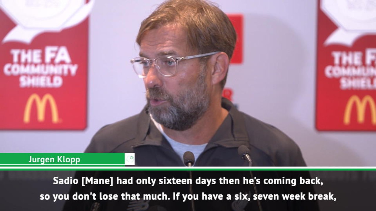 Mane should be ok in 2 weeks - Klopp