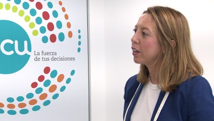 La portavoz de la OCU María del Mar Bermejo