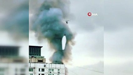 Rusya’da 4 katlı binada yangın