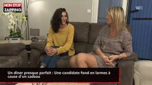 Un dîner presque parfait : Une candidate fond en larmes à cause d'un cadeau (vidéo)