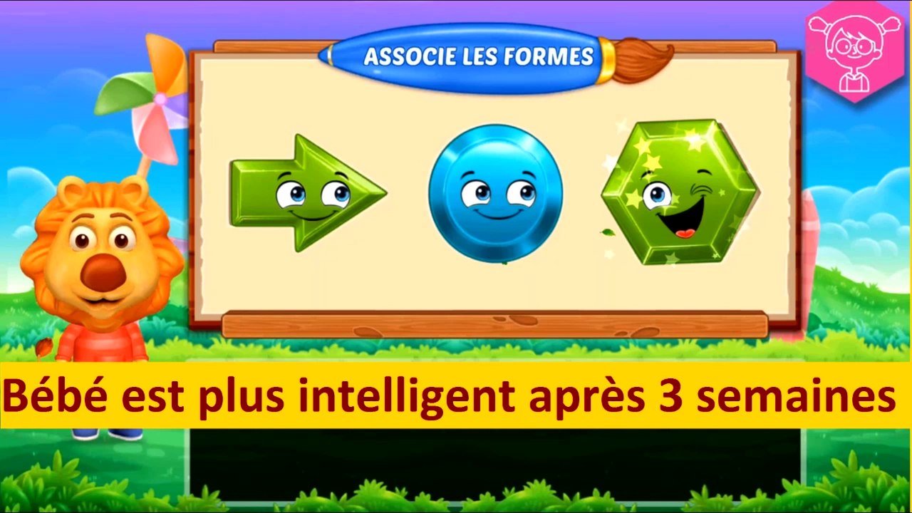 Bébé apprend la géométrie de base - Plus intelligent après seulement 3 semaines !