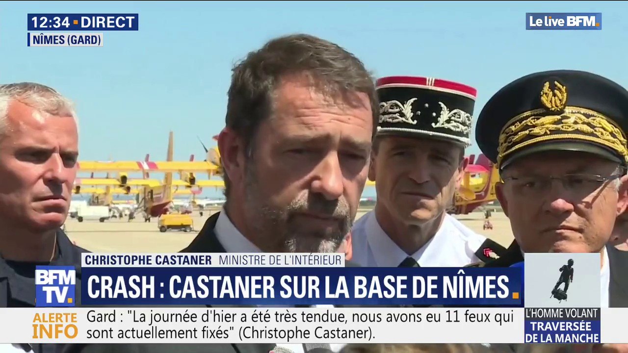 Christophe Castaner sur le crash à Générac :  "Sauver c'est le risque de périr aussi"