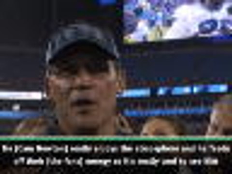 Panthers coach Rivera pleased with Newton's progress