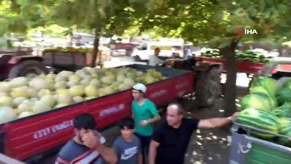 Binlerce Ton Karpuzu Zararına Satmak İçin Bekliyorlar, Ama Alıcı Yok