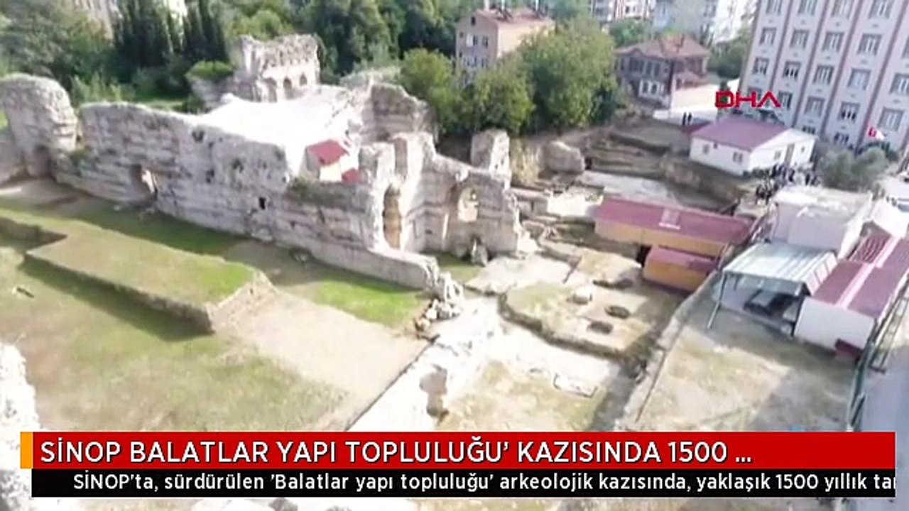 SİNOP BALATLAR YAPI TOPLULUĞU' KAZISINDA 1500 YILLIK KİLİSE KALINTILARI BULUNDU