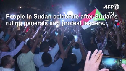 Sudan's generals and protest leaders reach agreement
