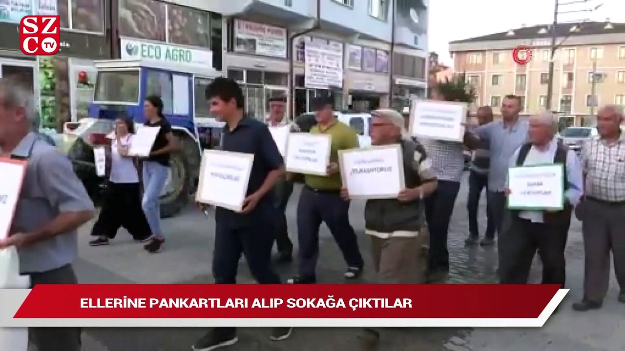 Canları tak etti, ellerine pankartları alıp sokağa çıktılar