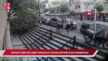 Avcılar’da sevgili gibi dolaşıp hırsızlık yapan şüpheliler kamerada