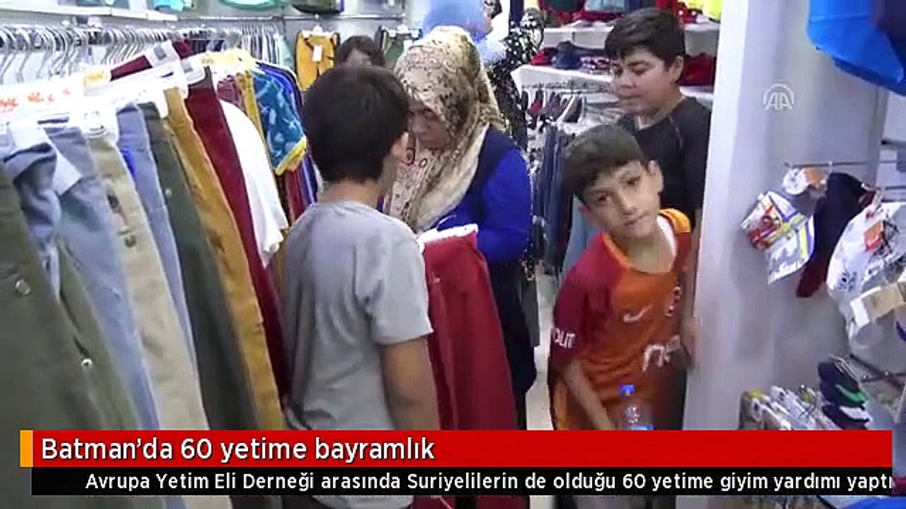 Batman'da 60 yetime bayramlık
