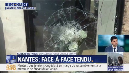 Nantes: des commerces ont été pris pour cibles