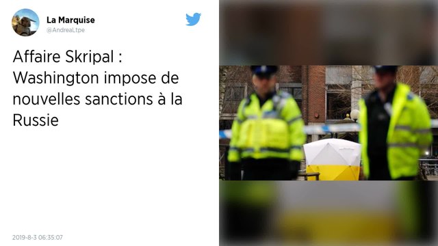 Affaire Skripal : Nouvelles sanctions financières américaines contre la Russie