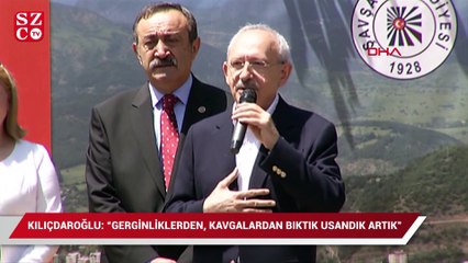 Kılıçdaroğlu: "Gerginliklerden, kavgalardan bıktık usandık artık"
