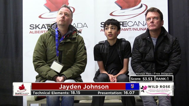 2019 Wild Rose Invitational - Robinson's Arena Pre-Novice Men Free