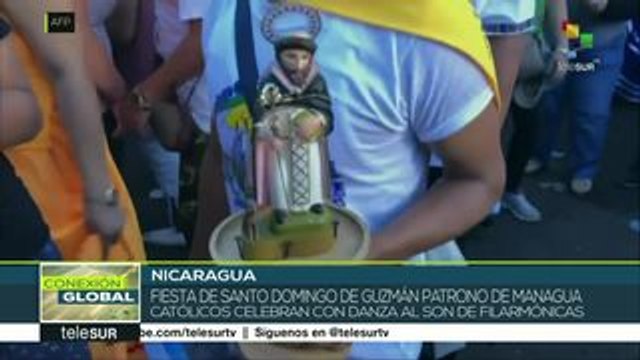 Nicaragua: El santo Domingo de Guzmán es celebrado en Managua