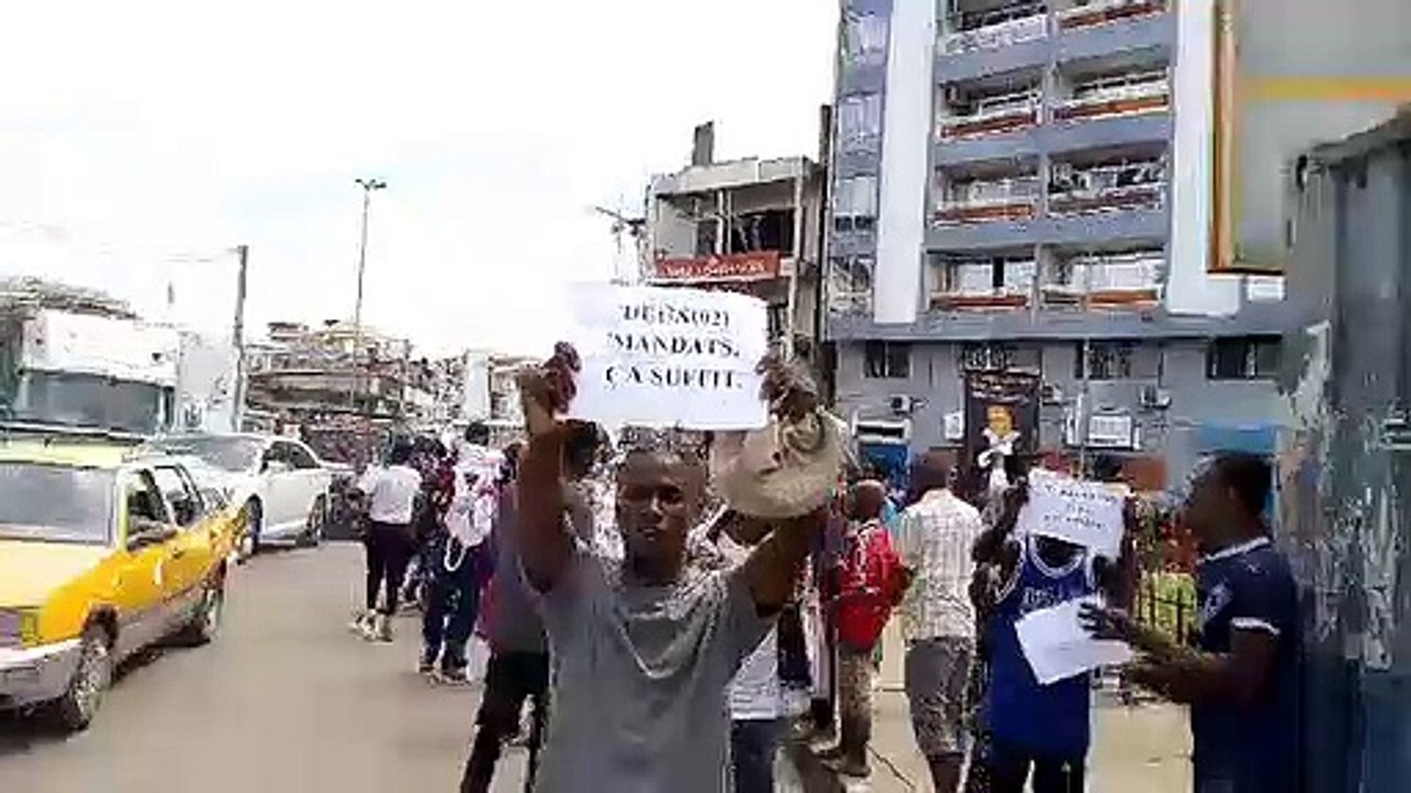 Conakry: une autre manifestation d'opposants au 3ème mandat à Kaloum