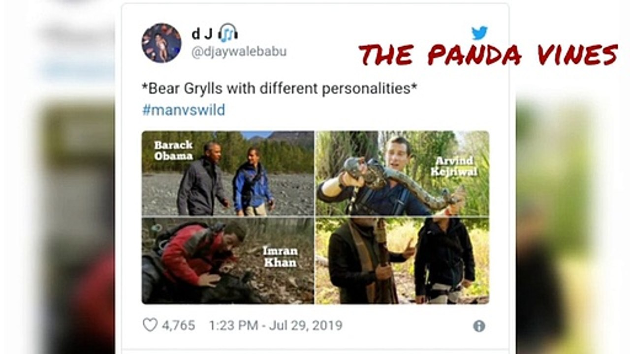 Modi BearGrylls manvswild - top funny twitter posts #modi #funny #beargrills #manvswild #top #comedy
