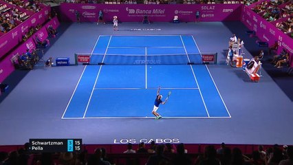 CLEAN: Schwartzman beats fellow Argentine for place in Los Cabos final