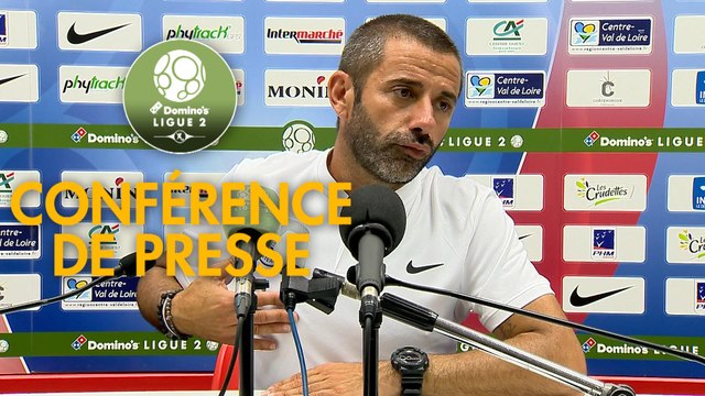 Conférence de presse Châteauroux - Rodez Aveyron Football (0-0) : Nicolas USAI (LBC) - Laurent PEYRELADE (RAF) - 2019/2020