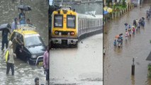 ముంబైని ముంచ్చేత్తుతున్న భారీ వర్షాలు || Heavy Rainfall Hits Mumbai,IMD Issues Red Alert