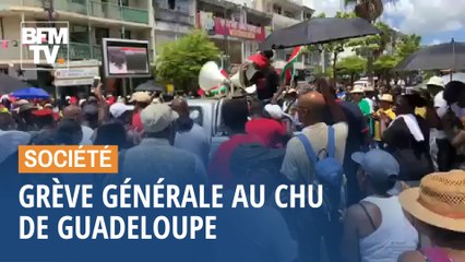 Grève générale au CHU de Guadeloupe pour dénoncer les mauvaises conditions de travail