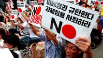 South Koreans rally against Japan amid bitter trade war