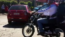 Palio e Fox batem na Rua JK, ao lado do antigo Terminal Oeste