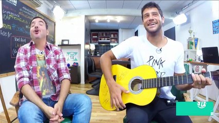 Seba Domínguez cantando "El Oso"