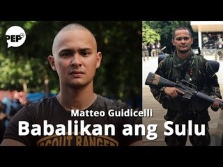 Matteo Guidicelli babalik sa Sulu; maglalabas ng documentary ng kanyang military journey