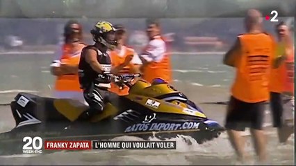 Franky Zapata : deuxième tentative pour l'homme volant