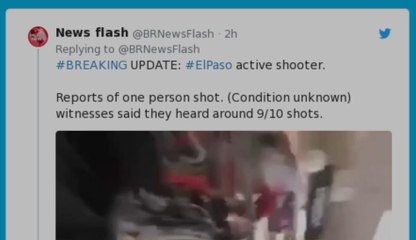 Fusillade dans un supermarché Walmart à El Paso, au Texas