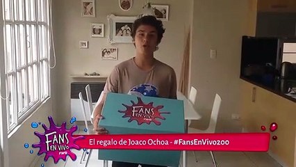 Joaco Ochoa dejó un regalo para vos en Fans En Vivo