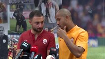 Galatasaray - Panathinaikos maçının ardından - Marcao ve Mariano
