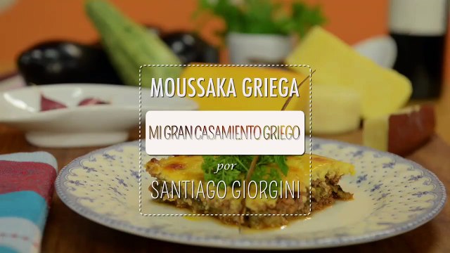 Moussaka griega de la película Mi gran casamiento griego , por Santi Giorgini