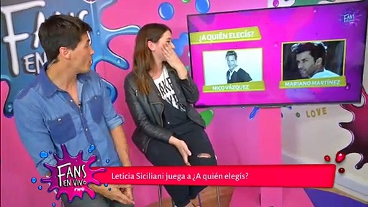 Leti Siciliani: ¿Nico Vazquez o Mariano Martinez? | Fans en Vivo #165