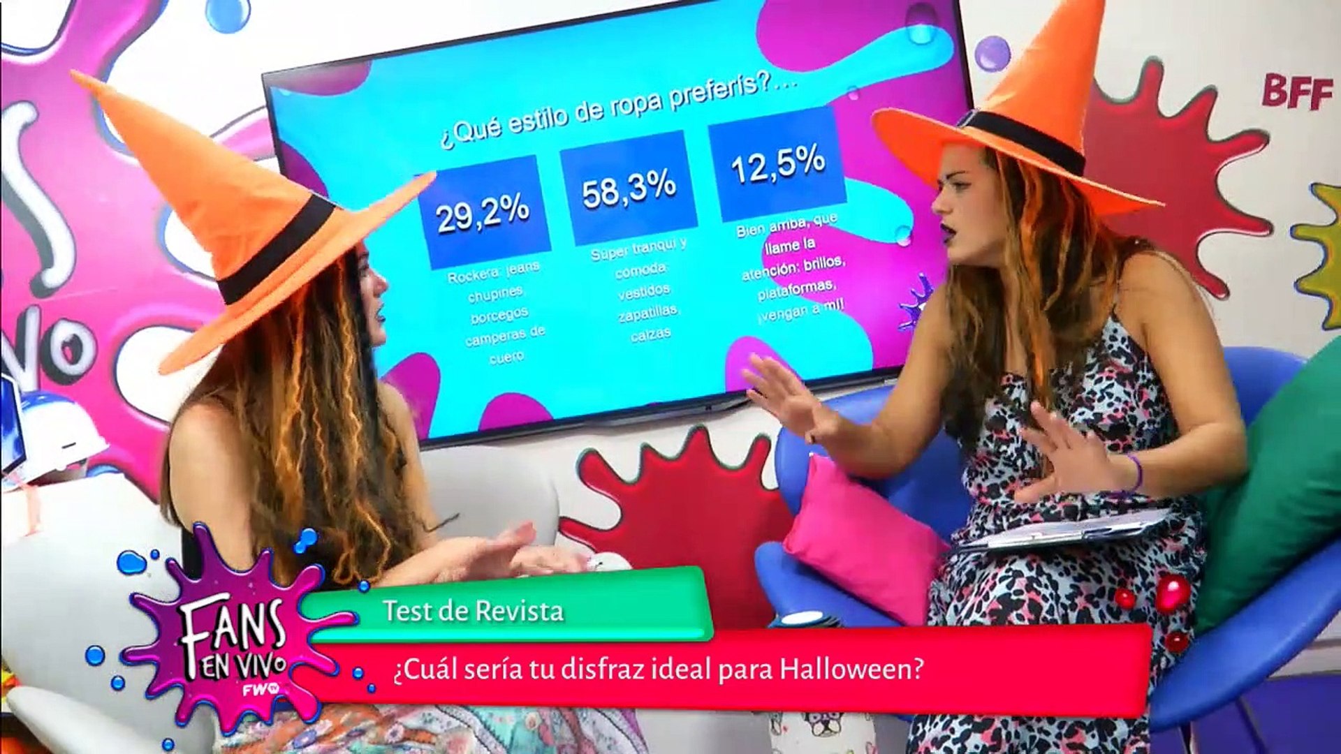 Test de Revista: ¿Cuál sería el disfraz ideal para Halloween? | Fans en  Vivo #184 - Vídeo Dailymotion